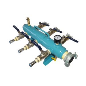  Air Manifold 6 Port Air Pig with Minsups and
  Nittos MAN6-NITTO-MINSUP
